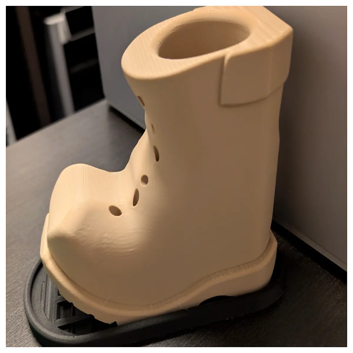 tall boot shaped planter pot for indoor plants ceramic flower vase decoration modern home decor garden accessories