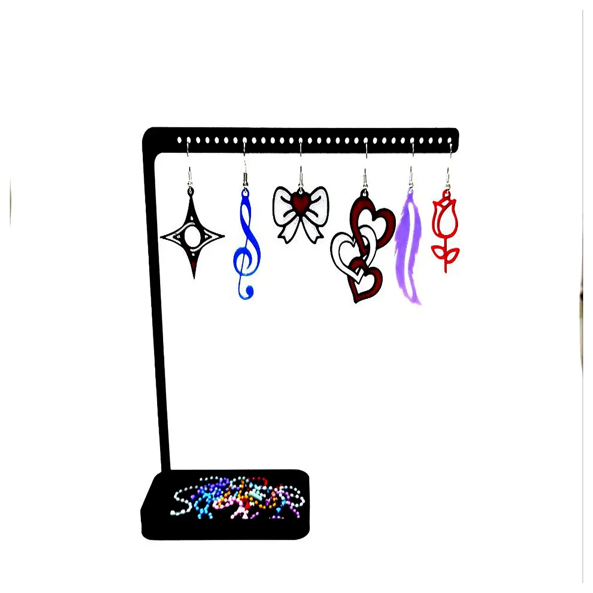 Earring Stand Support Jewelry Display Holder Elegant Accessory Stand Protection Simple Creative Placement Stand Jewelry Storage