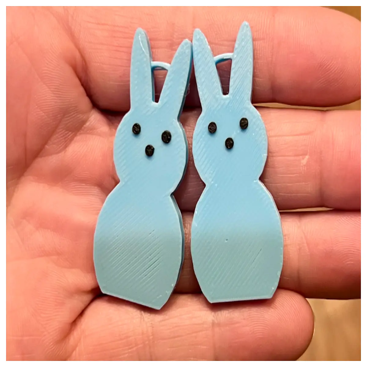 cute bunny rabbit ear stud earrings for women girls kawaii animal jewelry silver gold plating festive party gift
