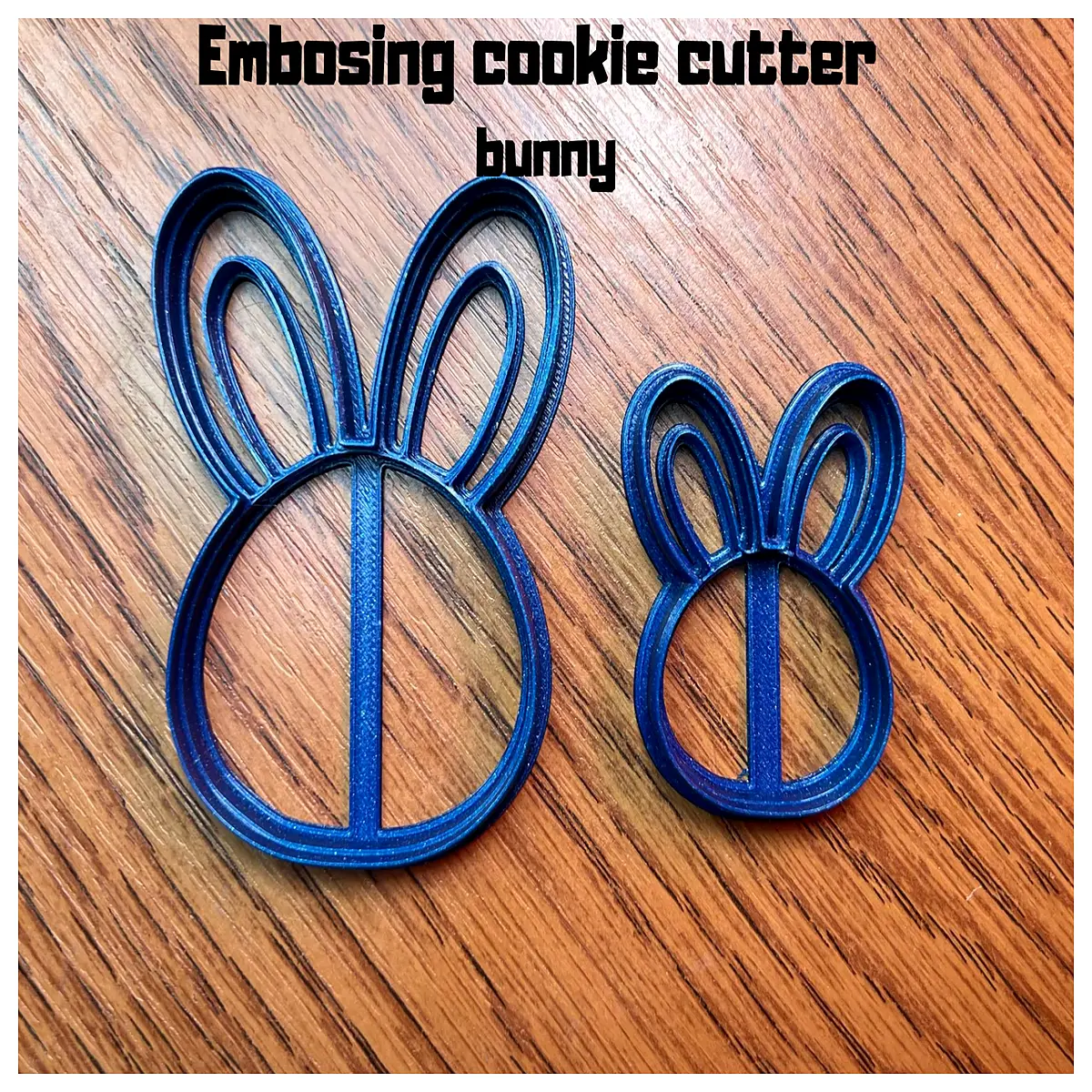 cute bunny rabbit cookie cutters embossing stamp set for baking kids party favors