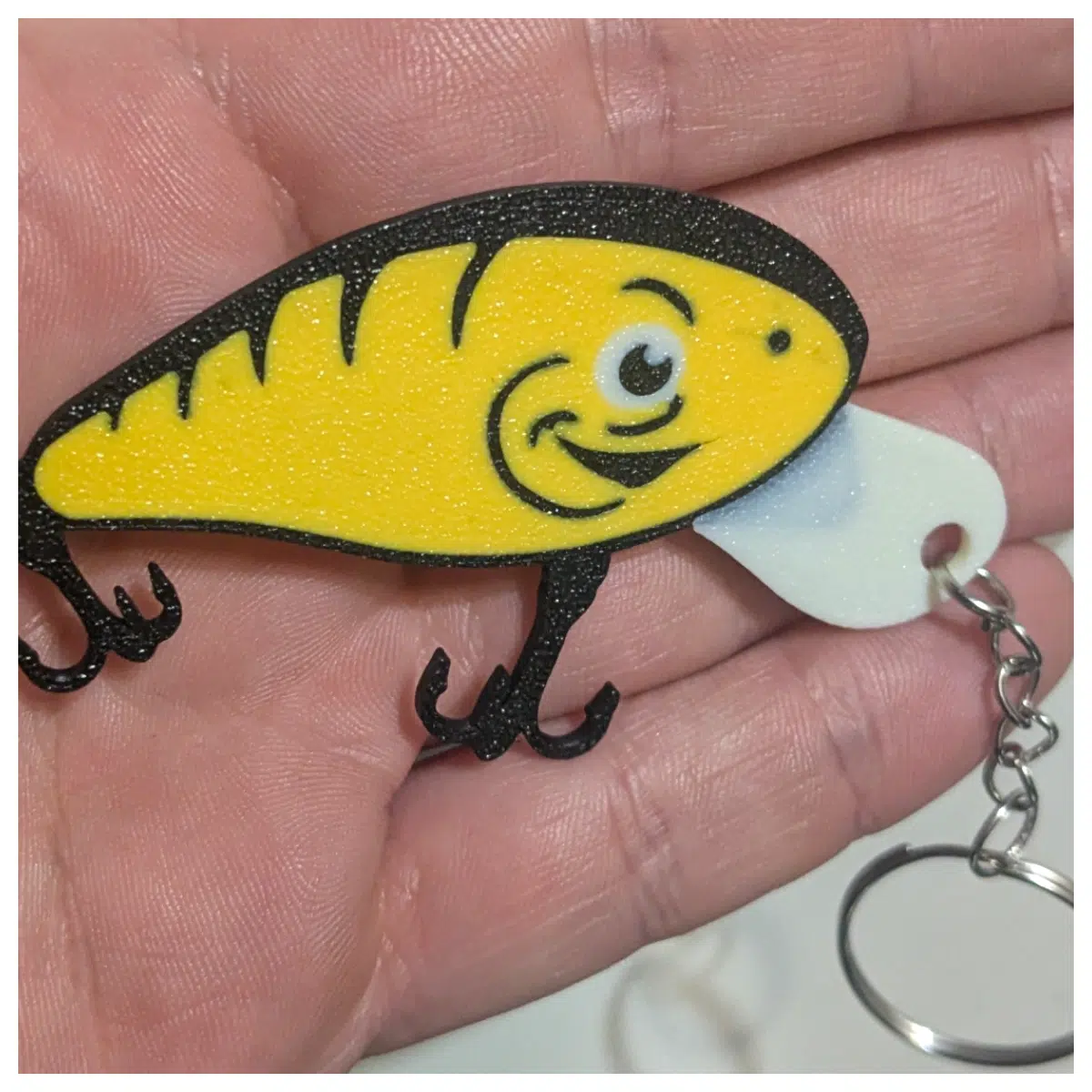Fish Shaped Lure Keychain Fishing Bait Fish Decor Angler Gift Fishing Accessories Fishing Tools