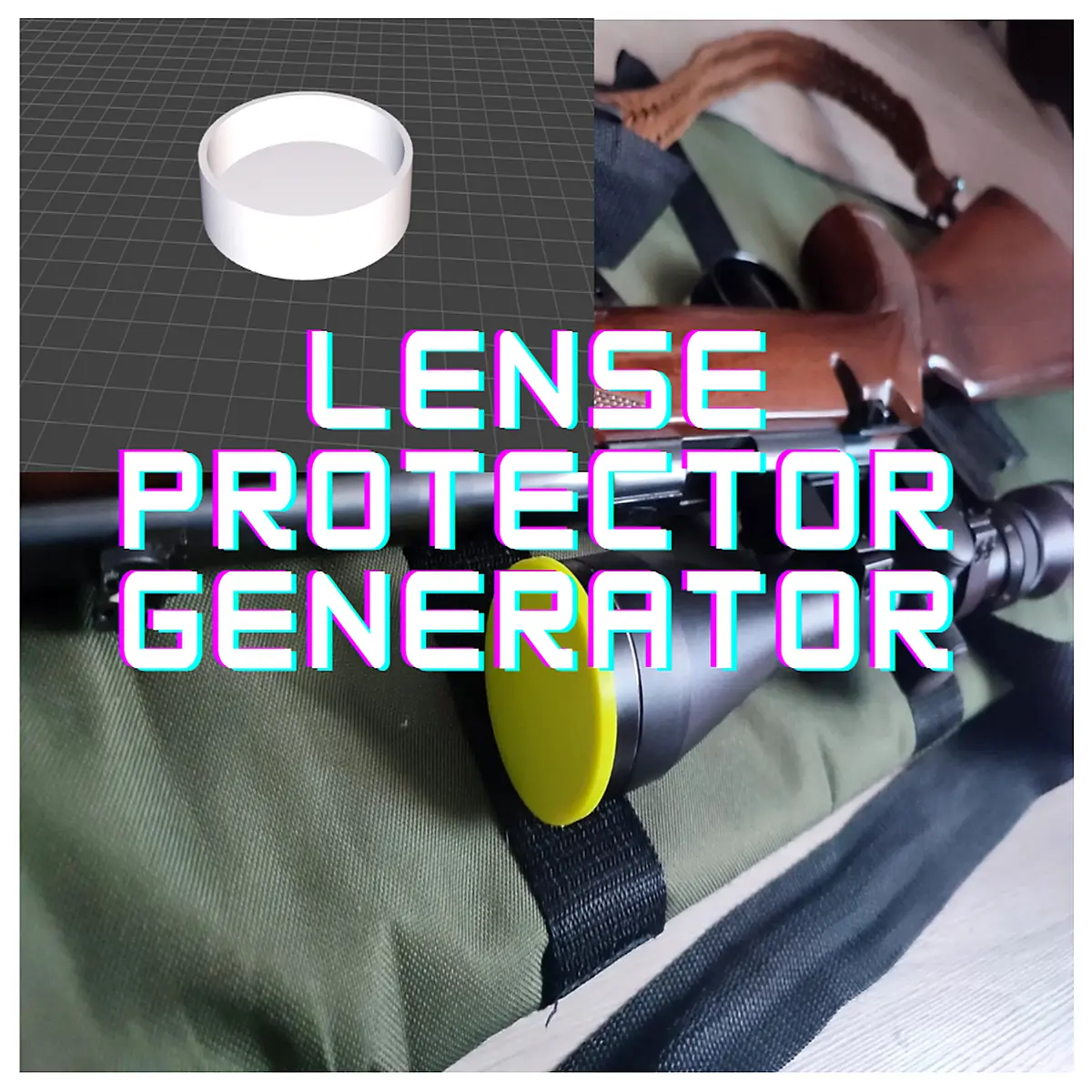 Lens Hood Generator Lens Cap Protection Scratchproof Photography Accessories Mobile Camera Lens Guard