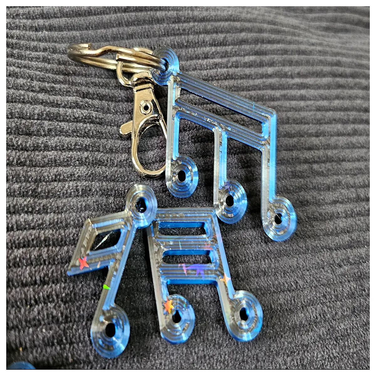 Music Note Earrings Keychain Creative Music Decoration Personalized Gift Fashion Accessory Music Lover s Choice