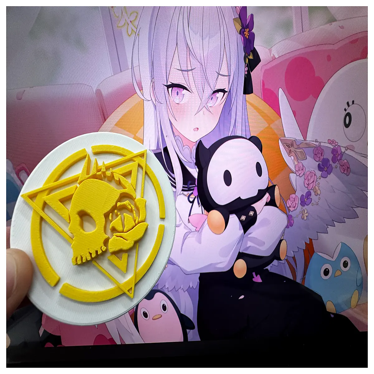 Alius Emblem Whitezhou Zi College Badge Commemorative Gift Memorial Collection