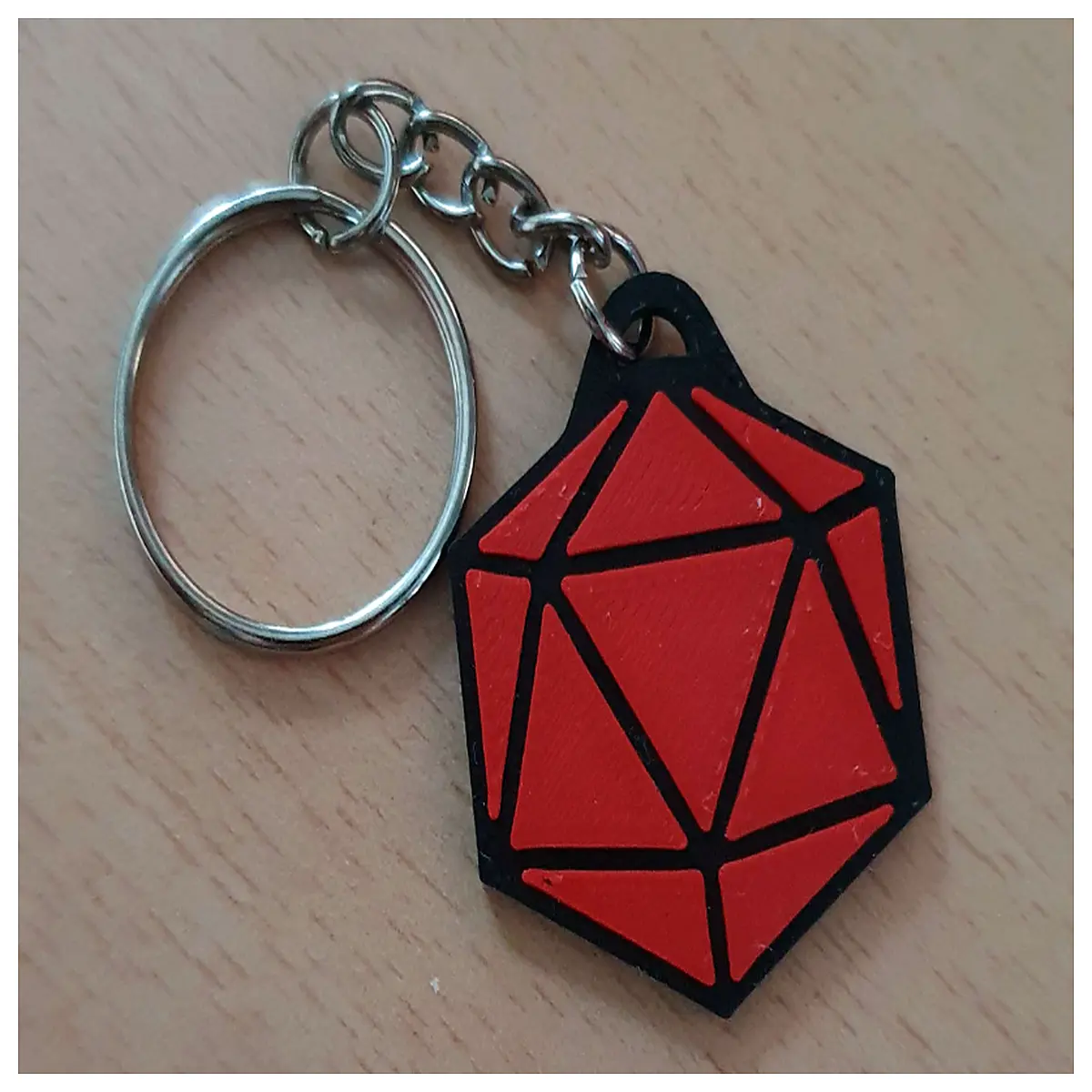 Dice Keychain Toy Dice Charm Tabletop Game Accessories Fun Keychain Dice Chain for Gaming