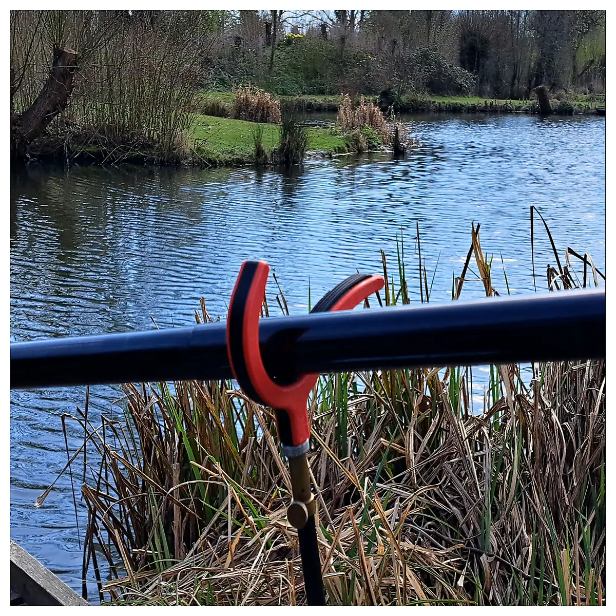 adjustable fishing rod holder curved bend mount for boat bank