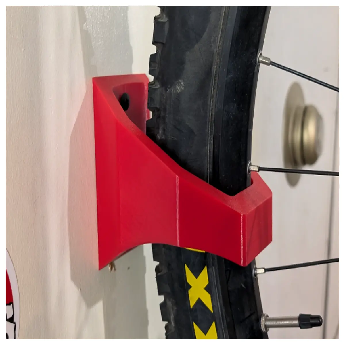 Vertical Bike Wall Mount Rack Minimalist Strong Hold Indoor Wall Storage Cycling Accessory