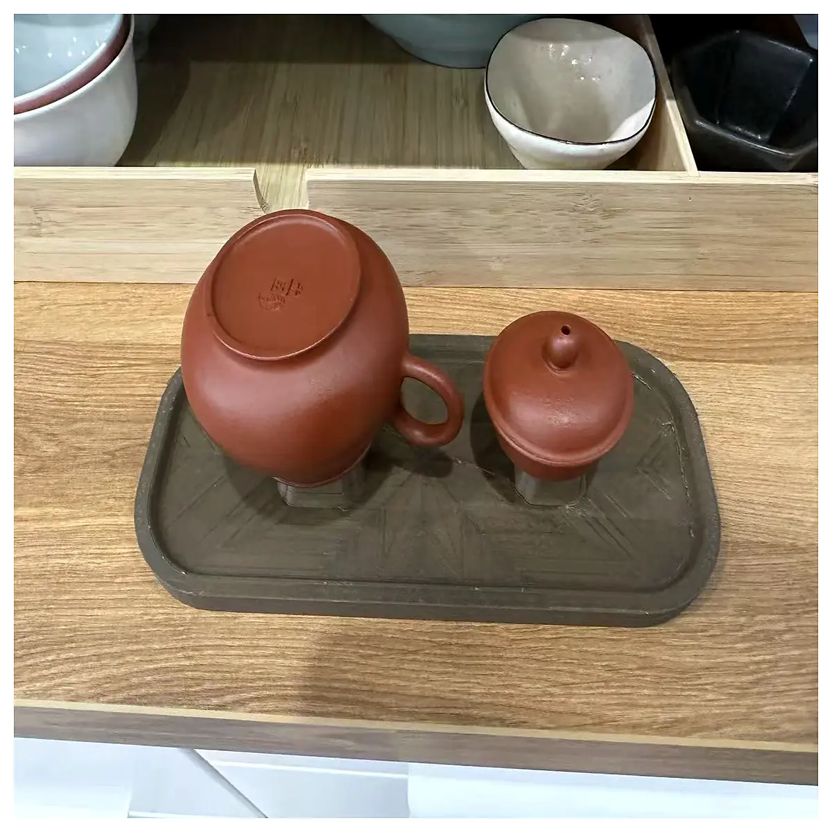 Tea Pot Stand Drip Tray Tea Accessory Leakproof Mat Ceramic Tea Pad Kung Fu Tea Support Anti Slip