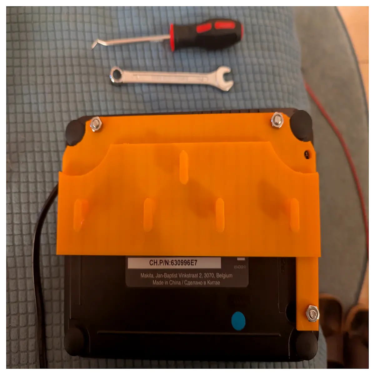 Makita DC10SB Charger Holder Mounting Bracket Charging Station Accessory Compatible Charger Holder for Makita