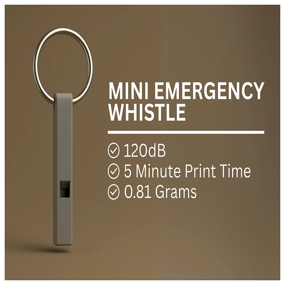 Mini Emergency Whistle SOS Signal Outdoor Survival Gear Emergency Tool Whistle Accessories Device