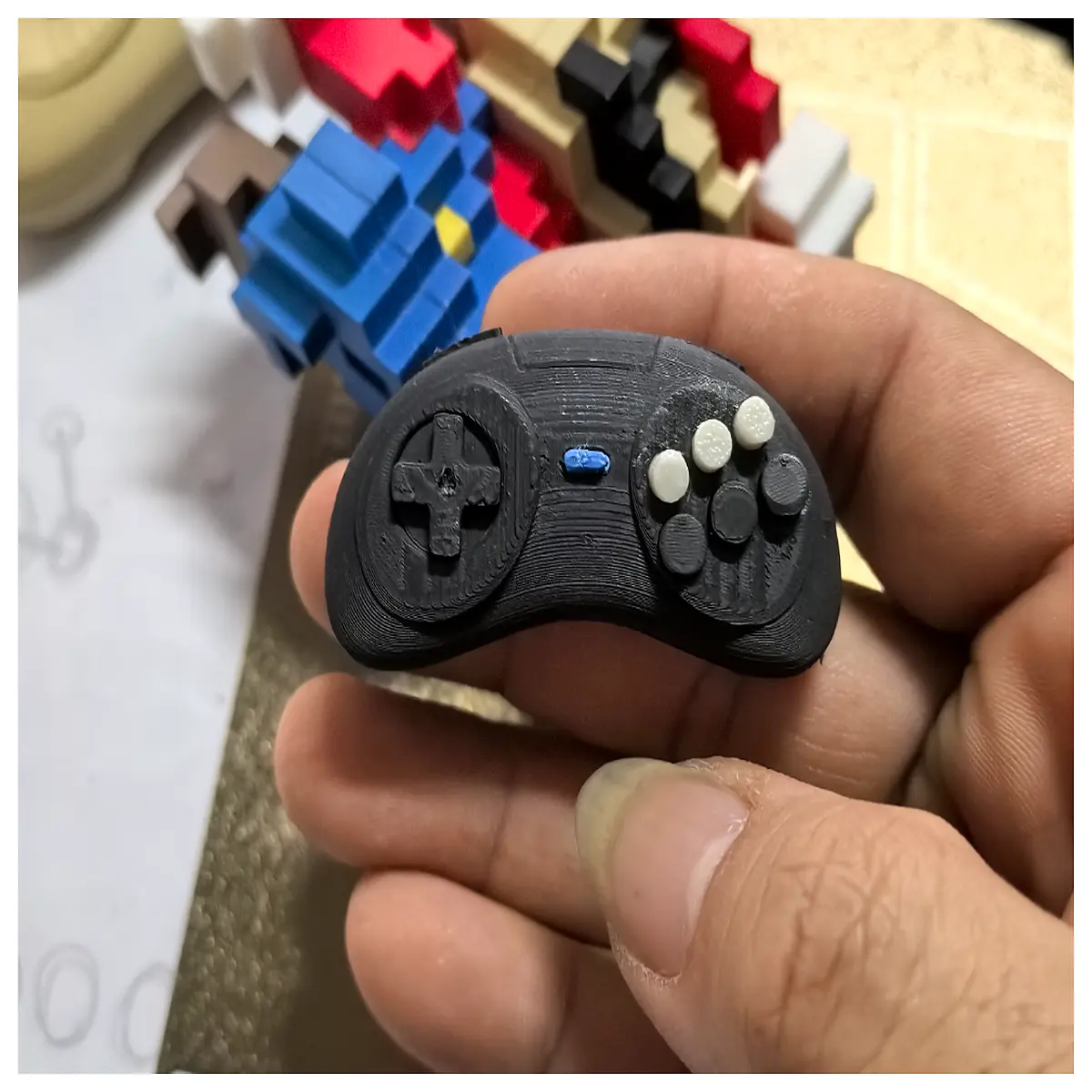 Controller Keychain Game Accessory Console Charm Gamepad Decoration Gaming Collectible