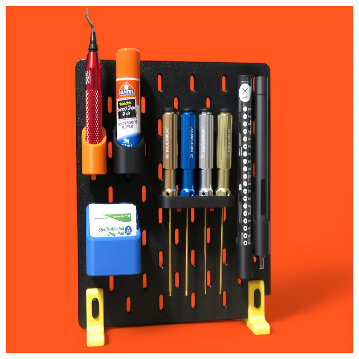 Standing Compatible Skadis Wall Mounting Display Rack Shelf Display Promotion Showcase Retail Display Point of Sale Optimization