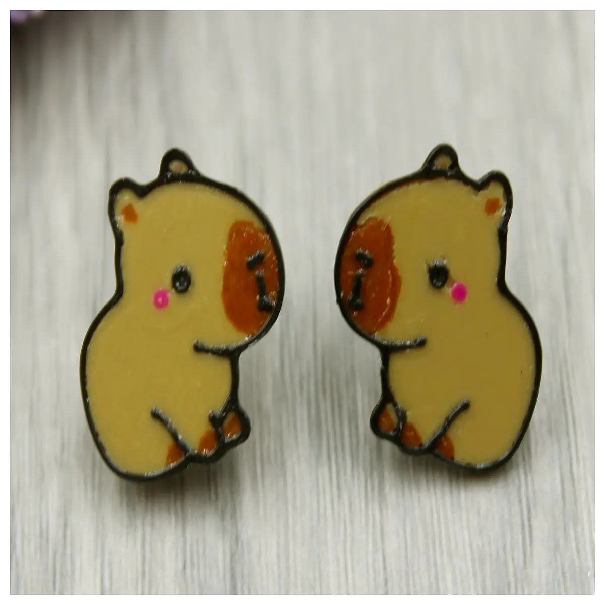 Capybara Earrings Cute Animal Earring Water Piglet Design Accessories Novelty Women