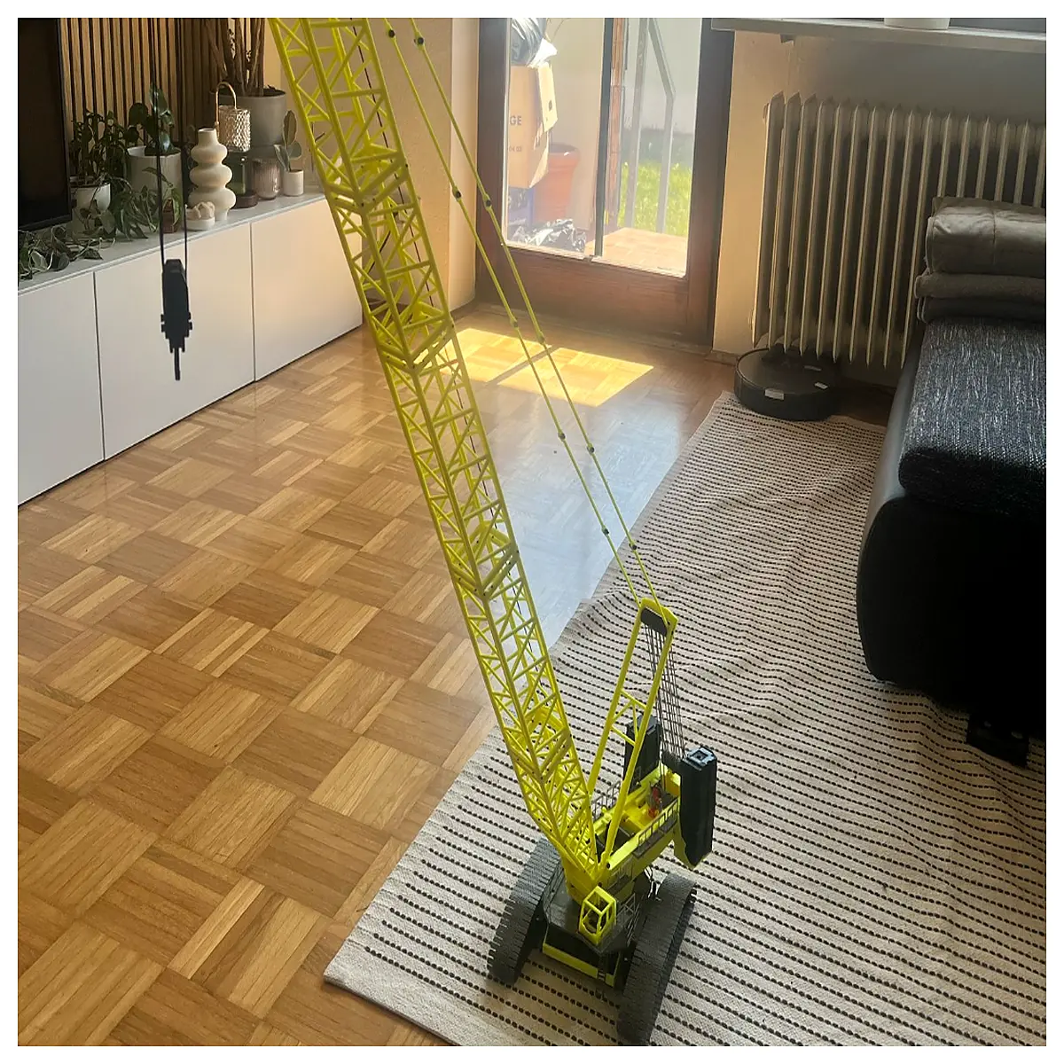 Liebherr LR 11000 Track Crane Parts Lift Equipment Mining Operations Assembly Spare Parts