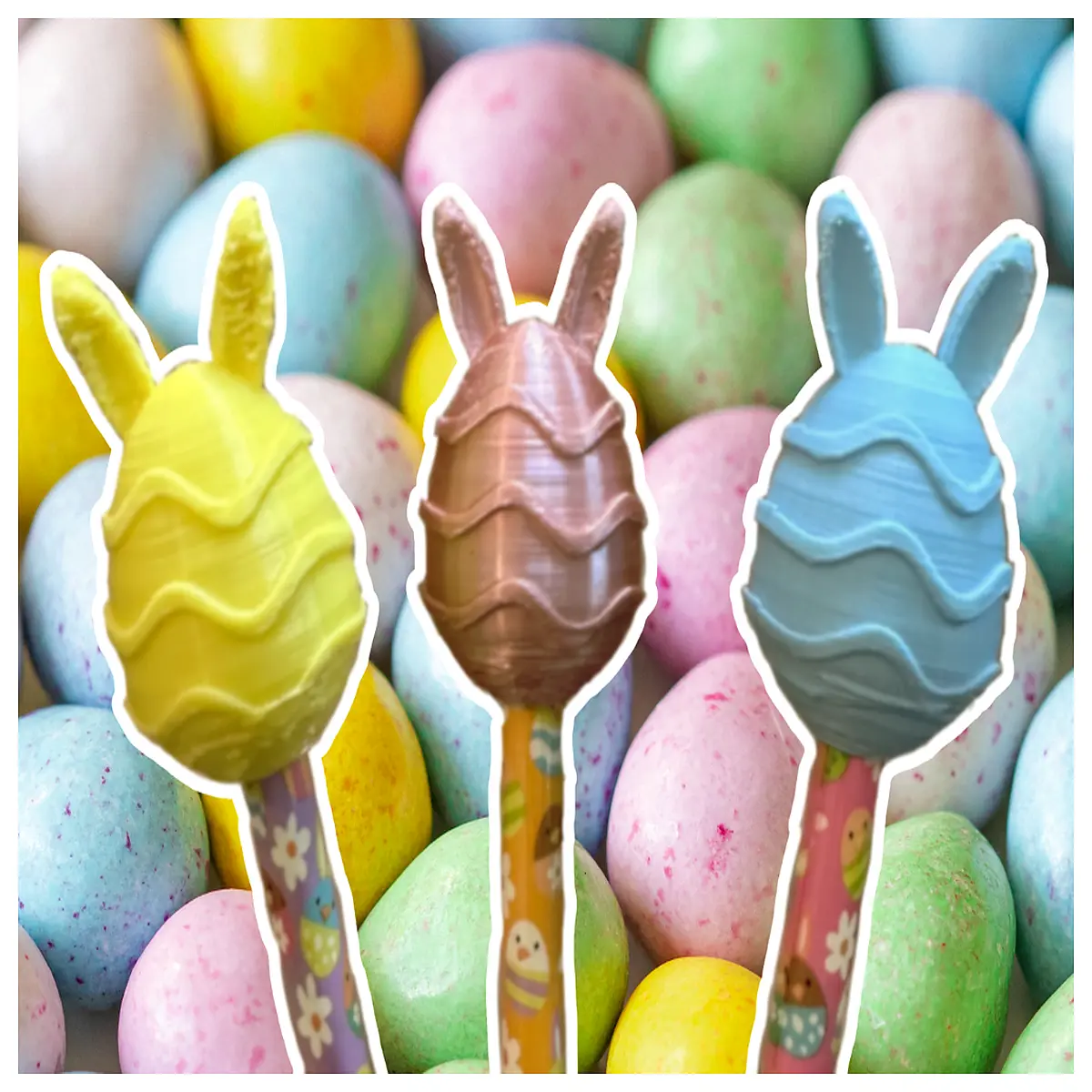 Easter Decoration Bunny Egg Pencil Straw Decor Easter Supplies Festive Decorations Creative Gift Decorative Accessories