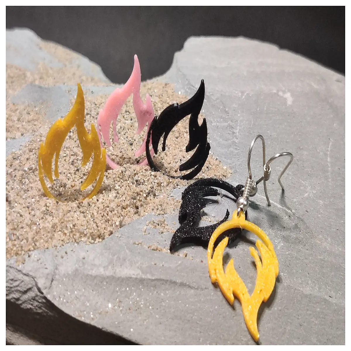 Flame Earrings Women s Fashion Flame Jewelry Romantic Love Gift Accessories Decoration Elegant Refined