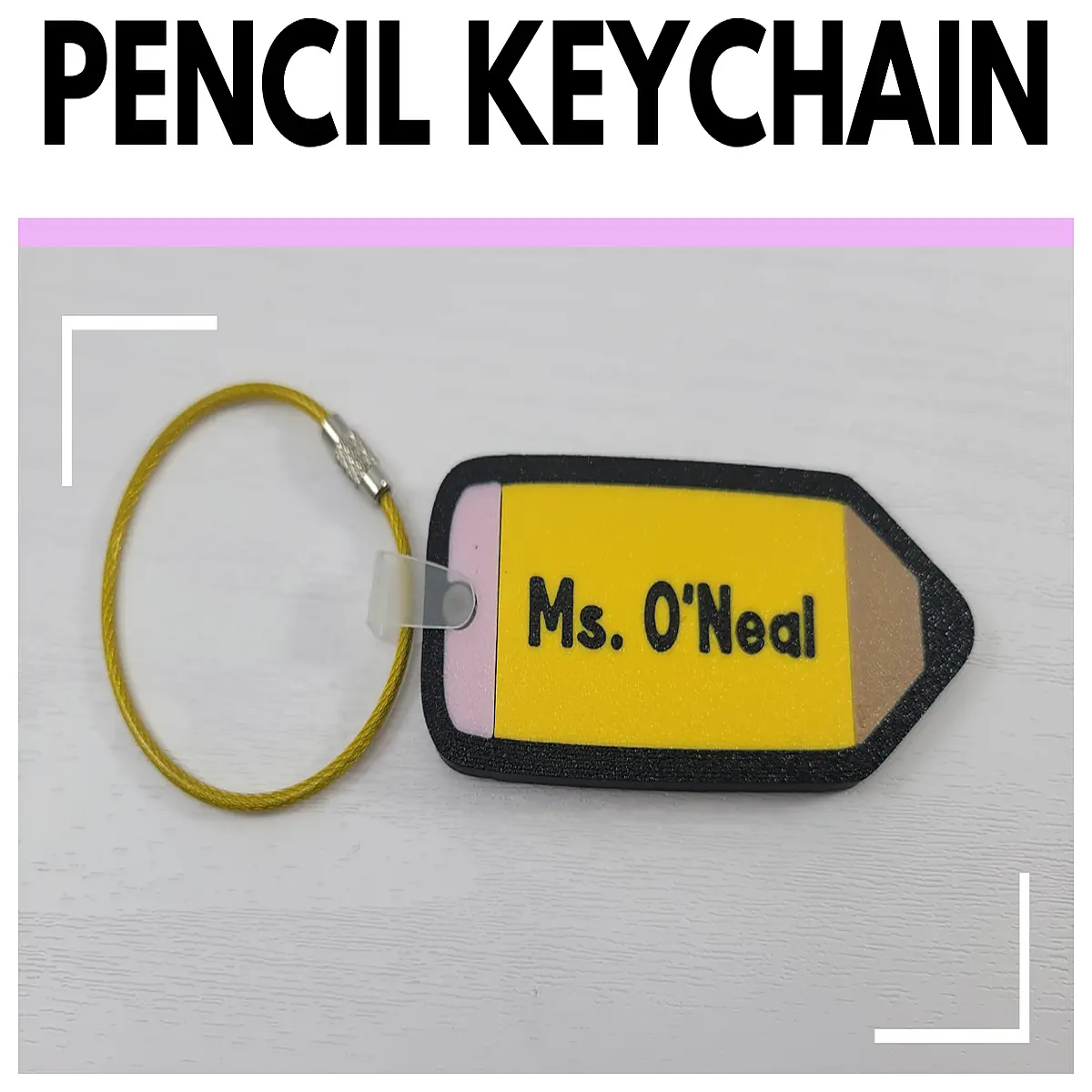 Pencil Keychain Teacher s Day Gift Creative Memorial Student Gift Teacher Appreciation Graduation Gift Birthday Present