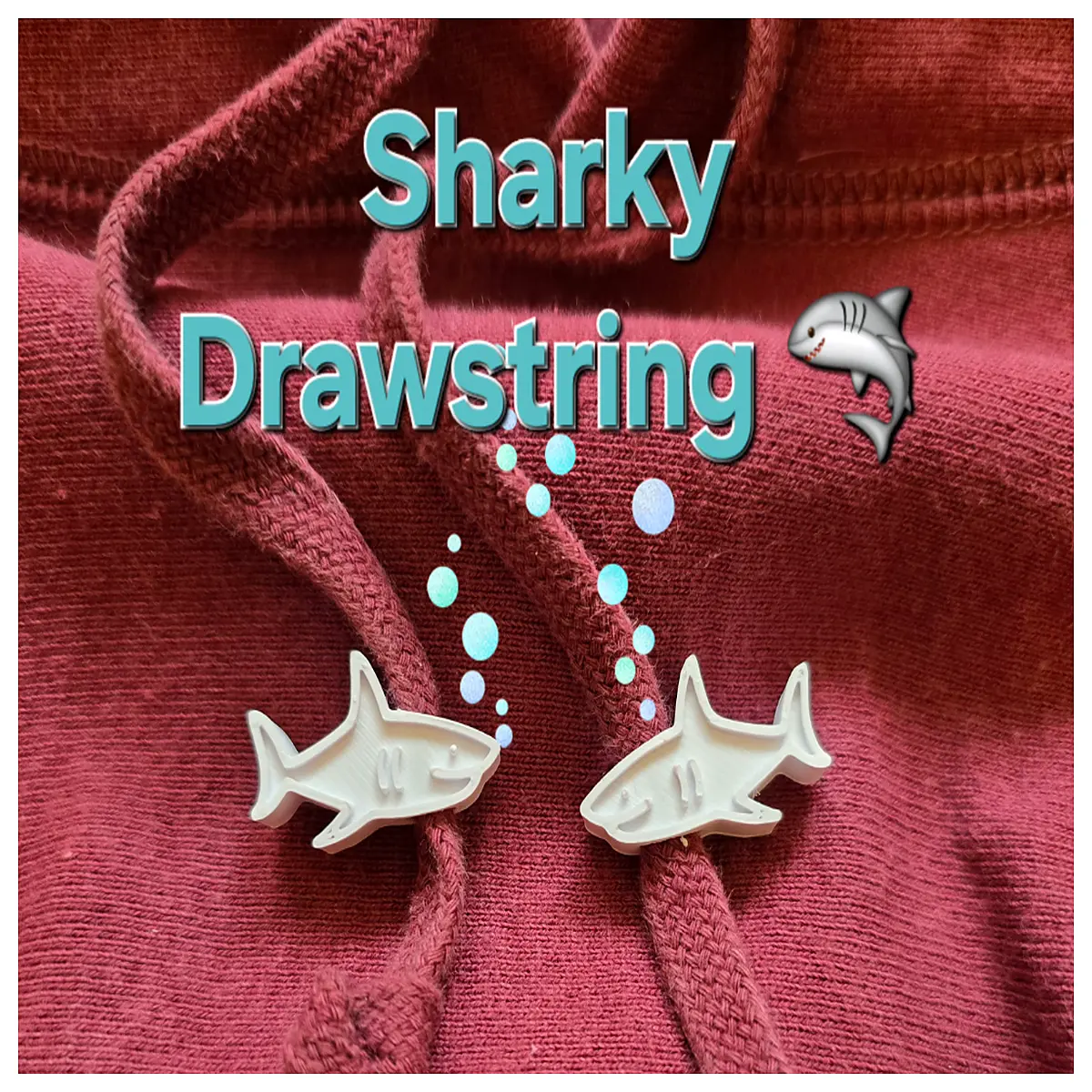 Shark Pull Rope Beads Small Cute Toy Puzzle Kids Fun Gift Parent Child Interaction Shark Shape