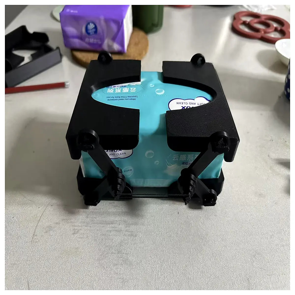 auto retracting tissue box holder for car cup holder universal fit napkin dispenser organizer leak proof paper towel storage container