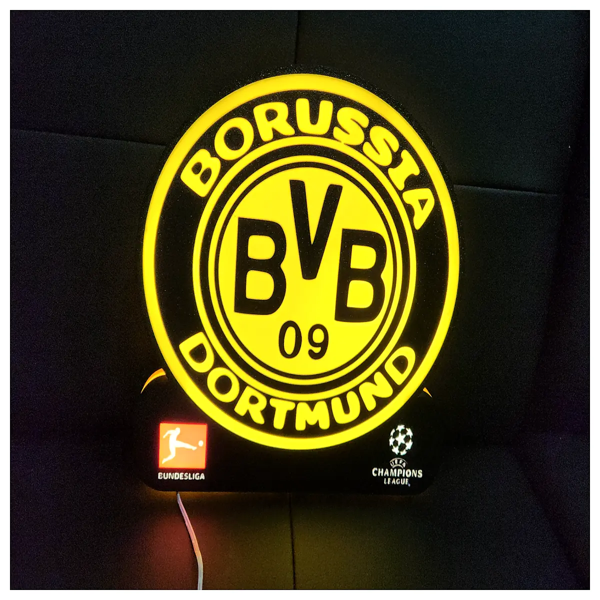 Dortmund BVB Floor Modern Minimalist Living Room Bedroom Lighting Decor Creative