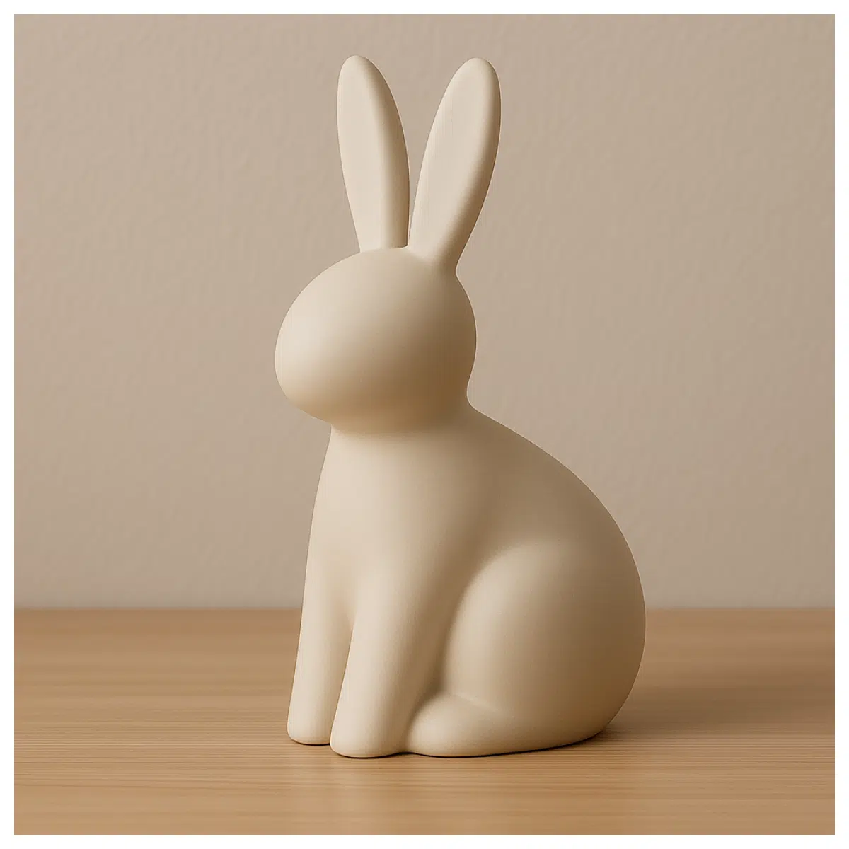 modern minimalist rabbit sculpture abstract home decor statue for living room shelf office desk art gift