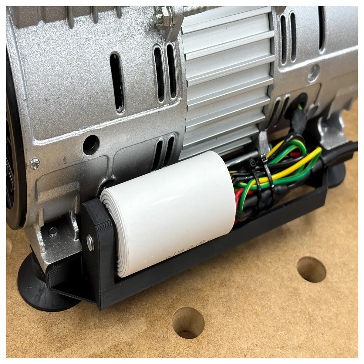 vacuum pump capacitor mounting bracket duty steel support holder for compressor repair parts