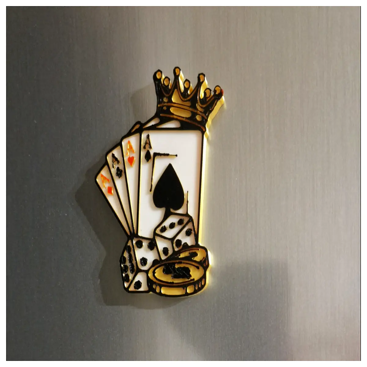 Refrigerator Magnets Royal Casino Decorate Walls Enhance Home Style Magnetic Decorative Stickers Creative Wall Decals Home Decor