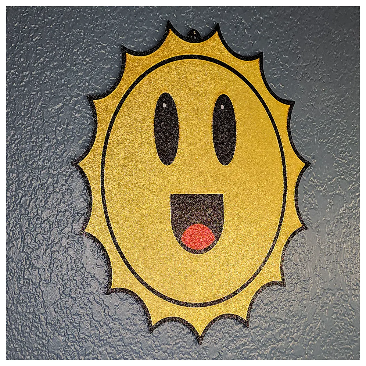 happy sun wall decor art bright yellow sunburst mirror cheerful sunshine home decoration modern abstract sun plaque for living room
