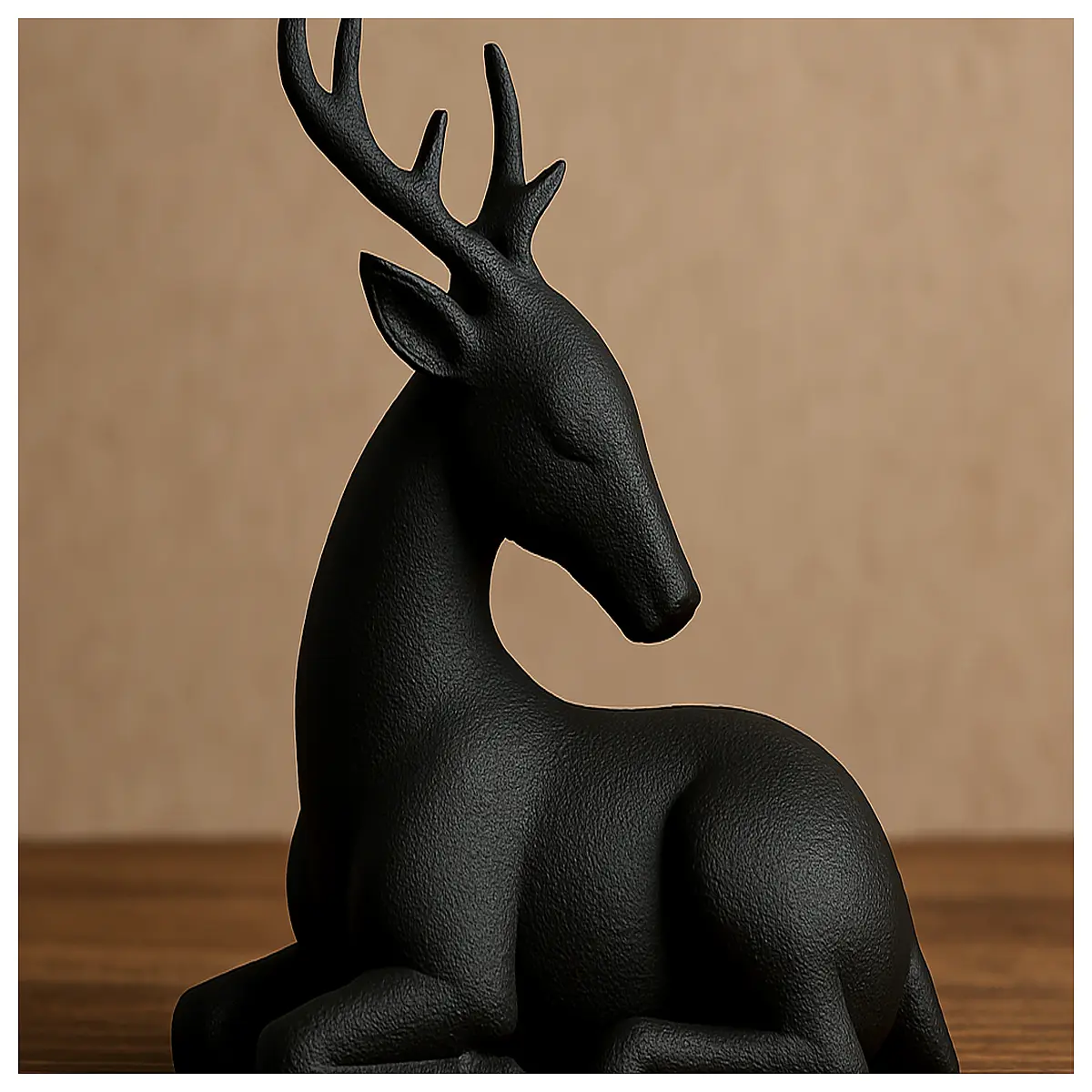 Deer Sculpture Garden Decoration Outdoor Statue Forest Ornament Home Decor Art Piece Deer Figure Landscape Ornament