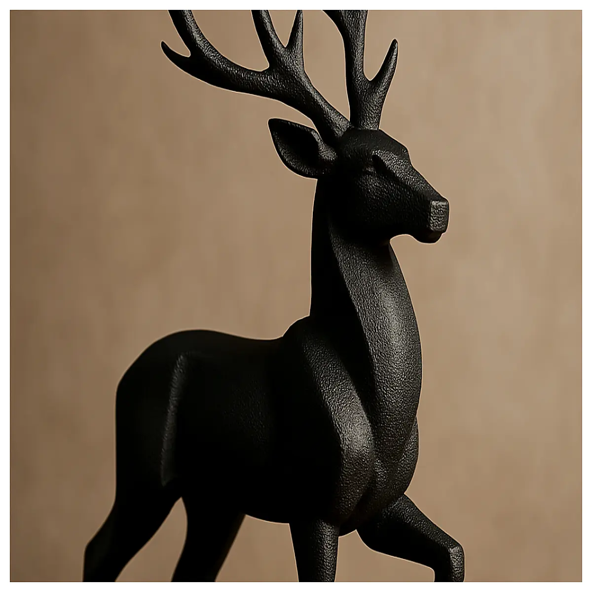 large bronze deer statue for home decor elegant animal sculpture housewarming office desk ornament