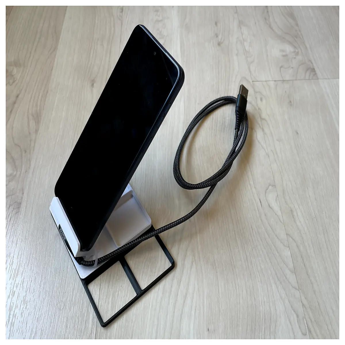 Gridfinity Smartphone Holder Desk Phone Clamp Mobile Phone Stand Accessory Phone Organizer