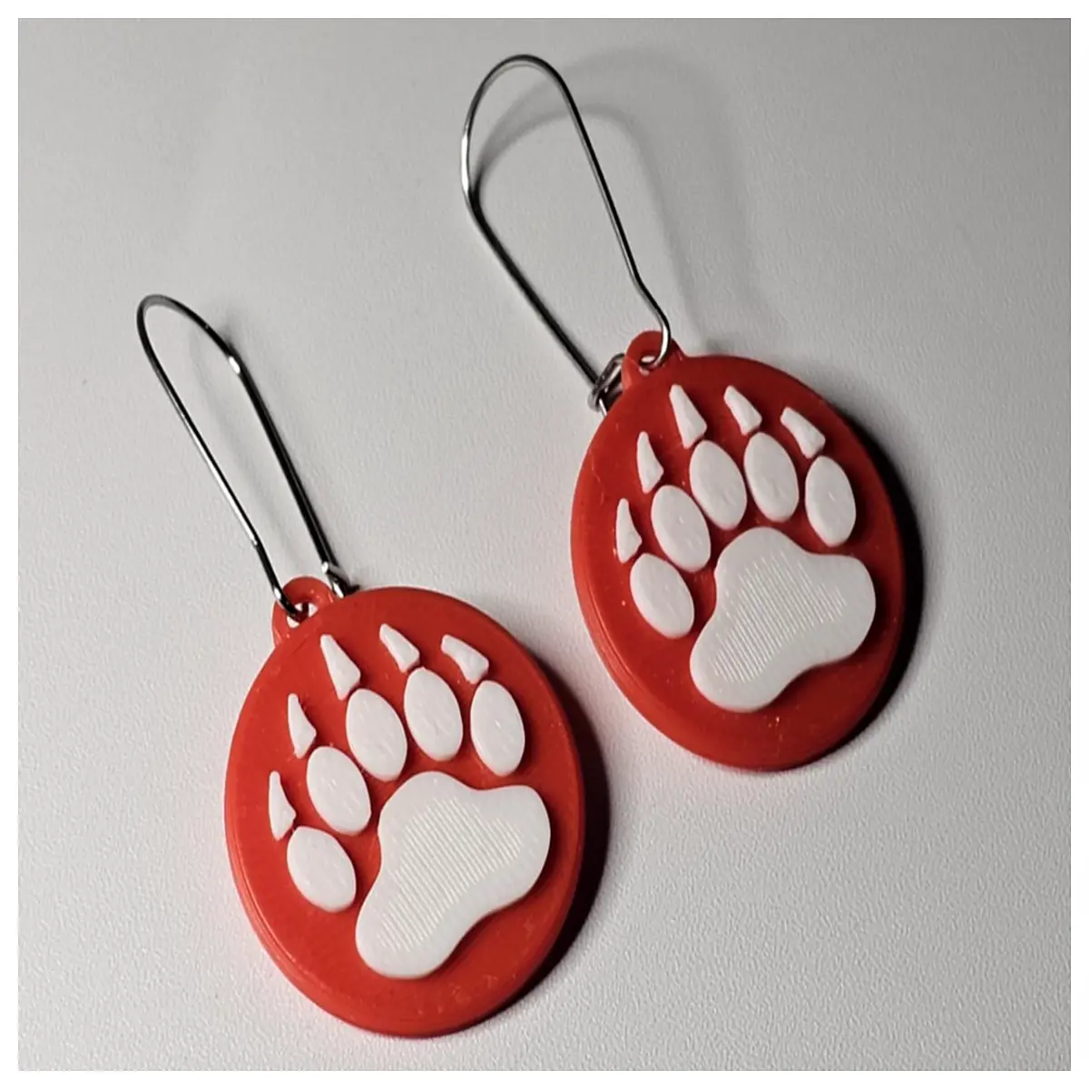 Round Claw Earrings Animal Shaped Jewelry Cute Cat Ear Studs Pet Accessories Claw Earring Decoration