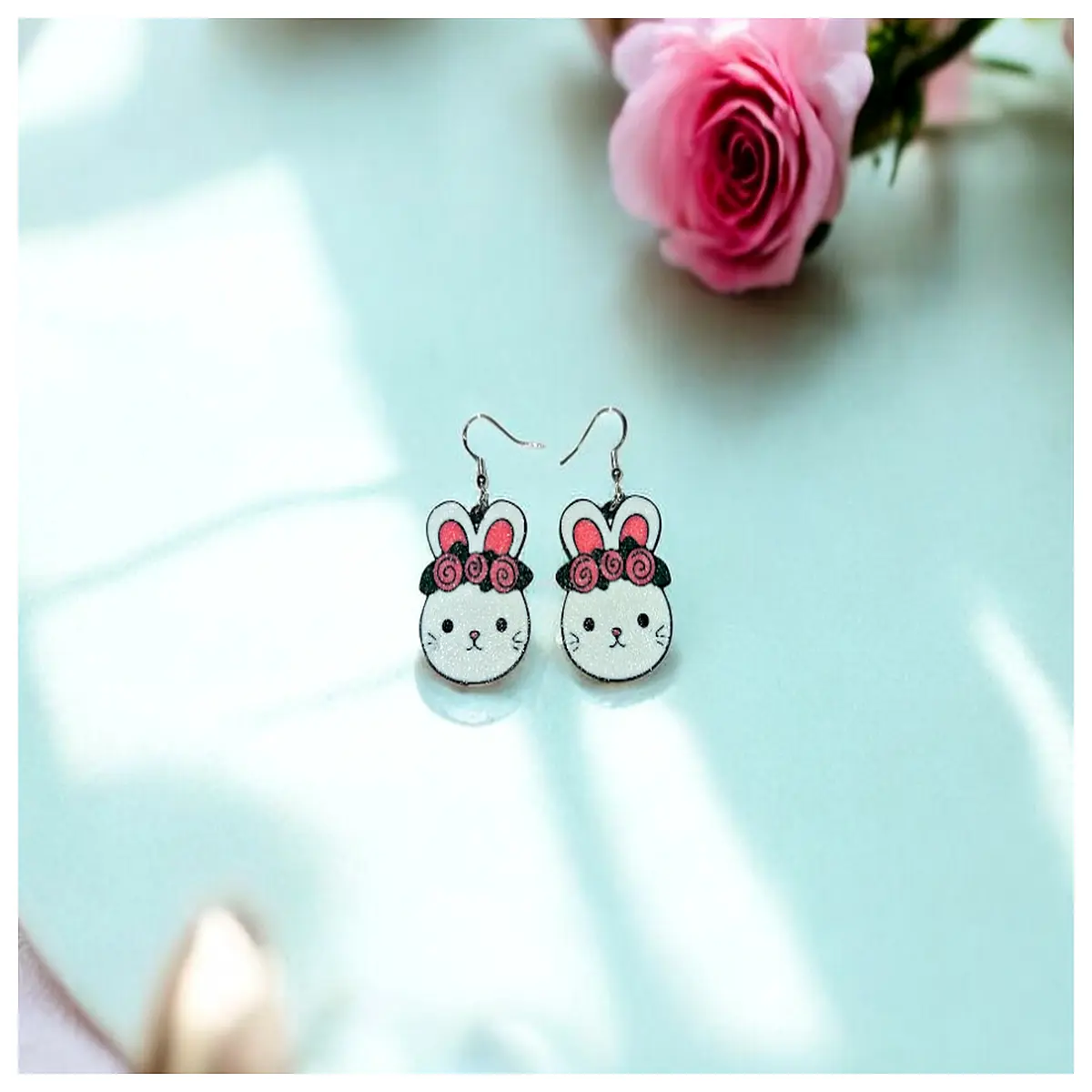 Rabbit Earrings Women s Style Cute Cartoon Animal Earrings Her Rabbit Shaped Earring Jewelry Accessories