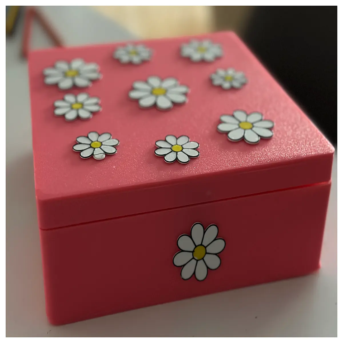 spring jewelry box organizer for rings necklaces earrings travel storage case with mirror velvet lining