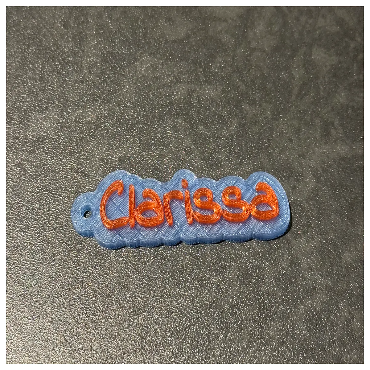 Clarissa Keychain Charm Keyring Car Accessories Auto Decoration Keyring Parts Simple Fashion