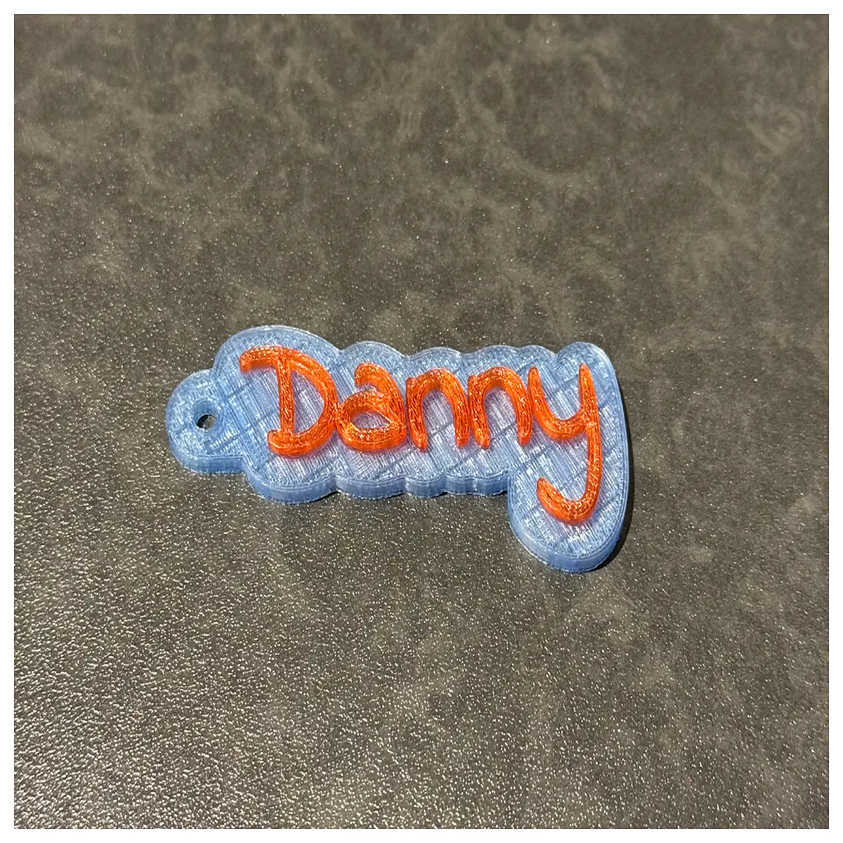 Danny Keychain Keyring Charm Car Accessories Car Decoration Key Chain Parts Simple Practical
