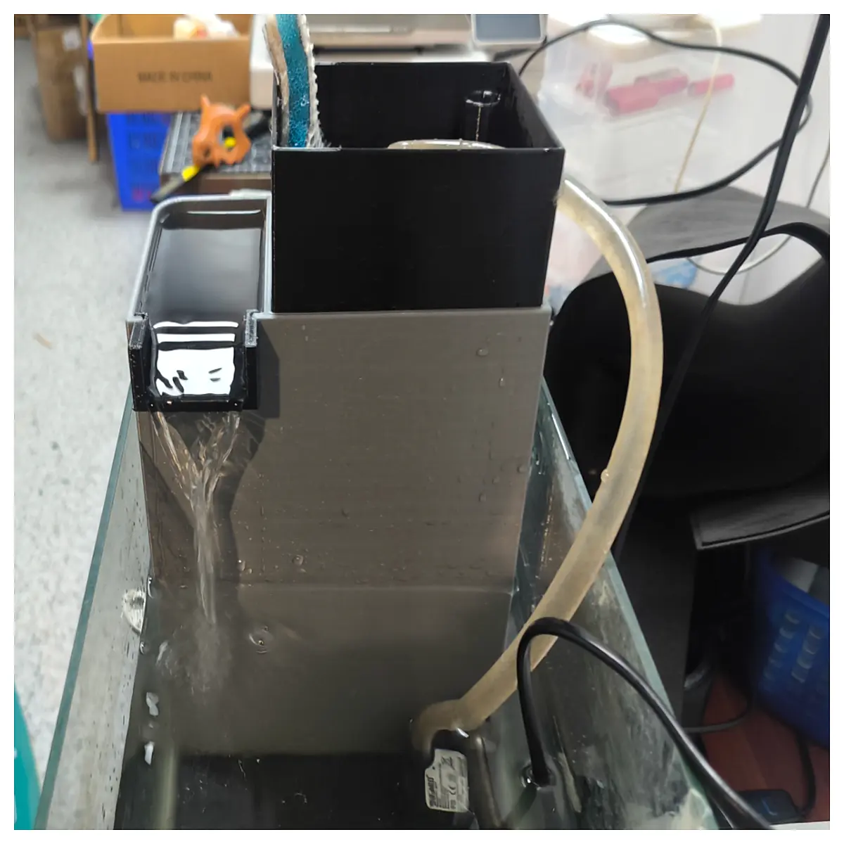 Aquarium Side Filter Pump Filtration System Aquarium Accessories Acrylic Glass Tank Water Pump Aquarium Equipment Water Purification Filter Device