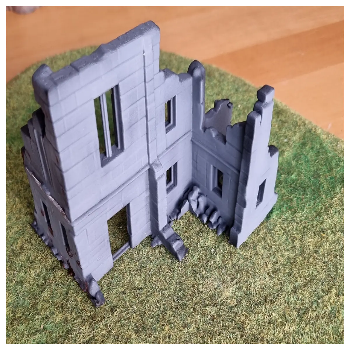 Ruined City Building Models Scenario Maps Battle Chess Terrain Game Props Scene Design