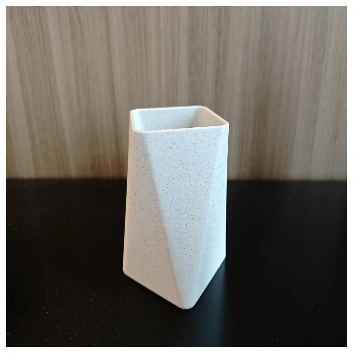 Simple Geometric Pencil Holder Vase Decorative Bottle Desk Organizer Home Decor Accessory