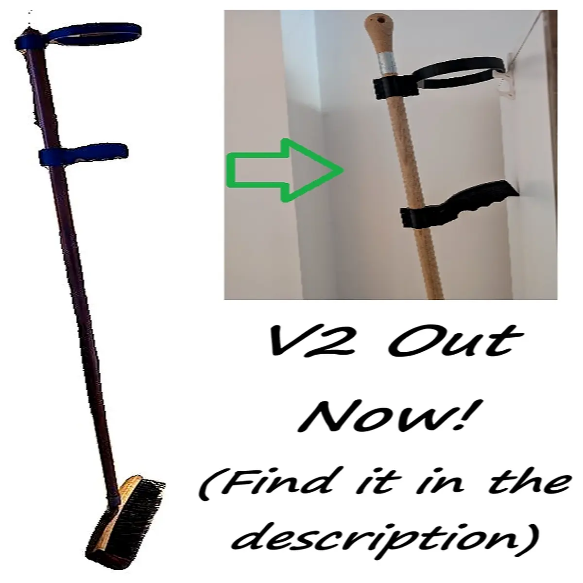 Broom Handle Replacement Handle Rod Broom Accessories Broom Support Repair Parts Broom Handle V2