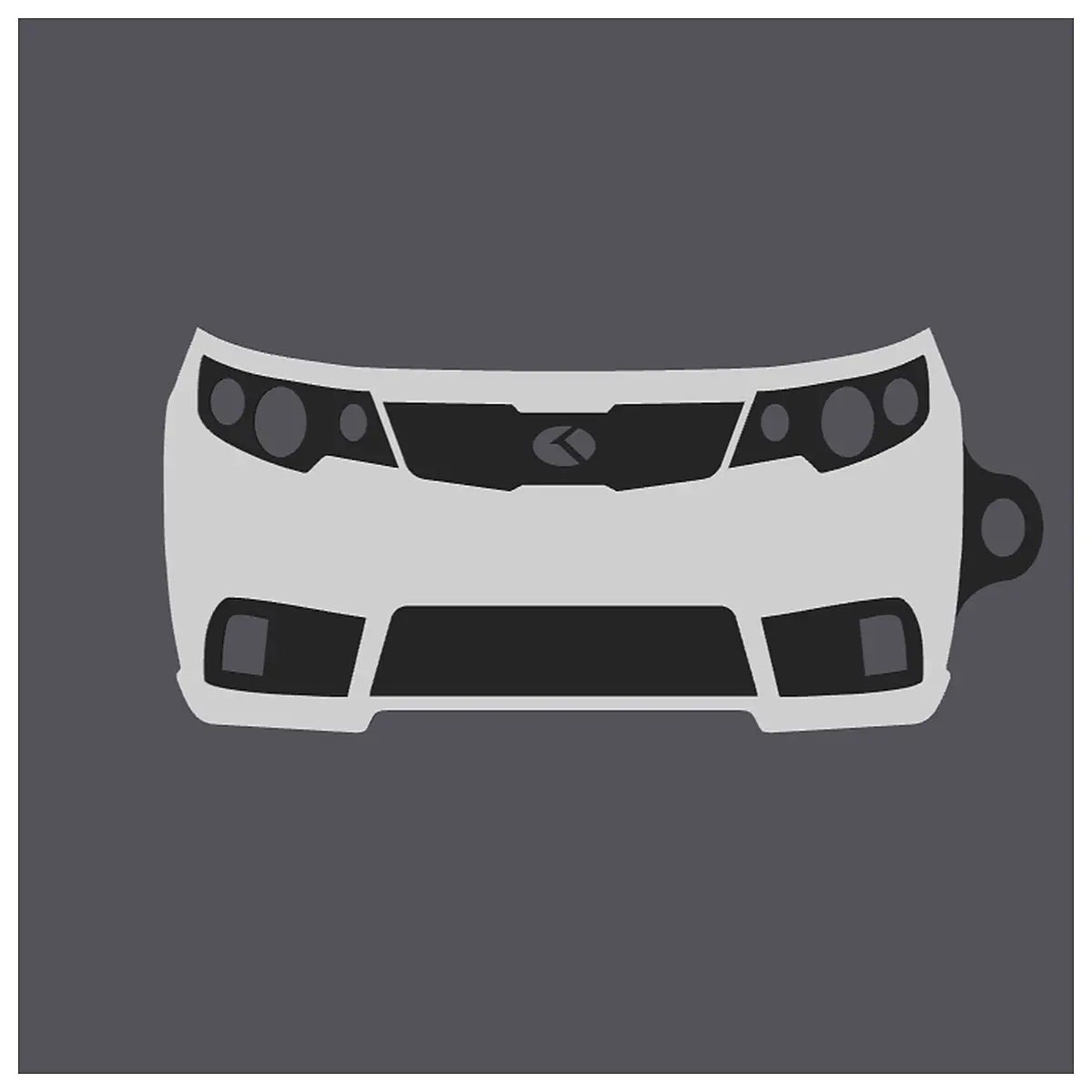 Forceed Front Bumper Keyring 1st Gen Car Accessory Forceed Keyring Bumper Decoration Auto Parts