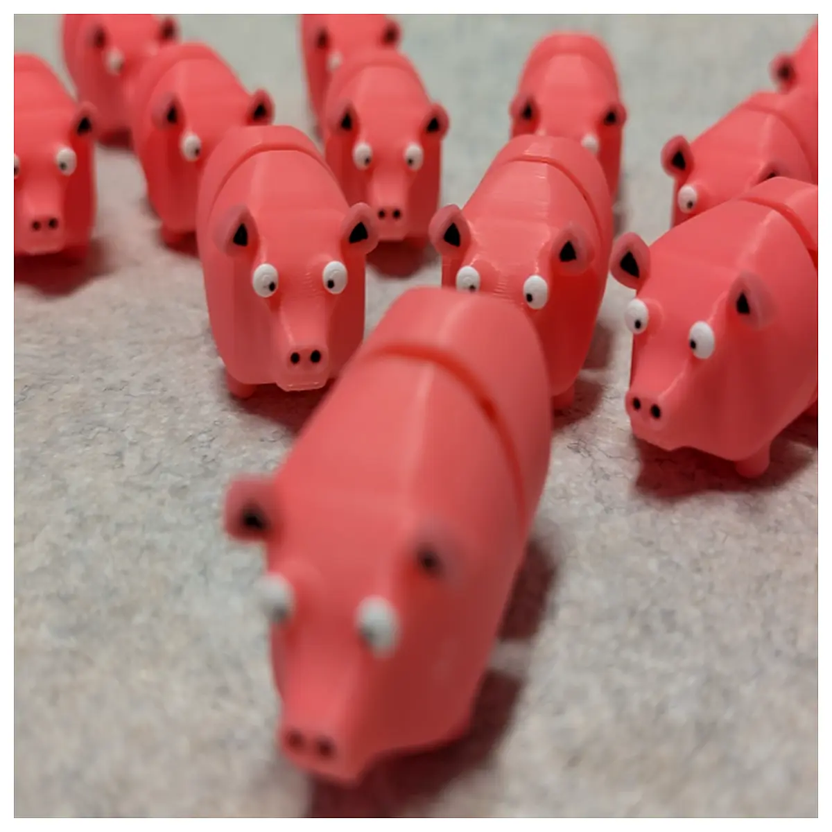 Little Pig Key Press Stress Reliever Click Toy Anxiety Relief Fun Puzzle Game Accessories Click Keys