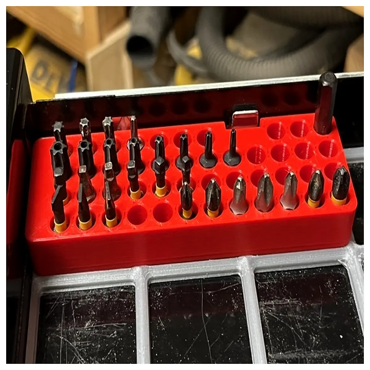 Gridfinity Screwdriver Accessory Box Tool Organizer Storage DIY Desk Organizer Parts Storage