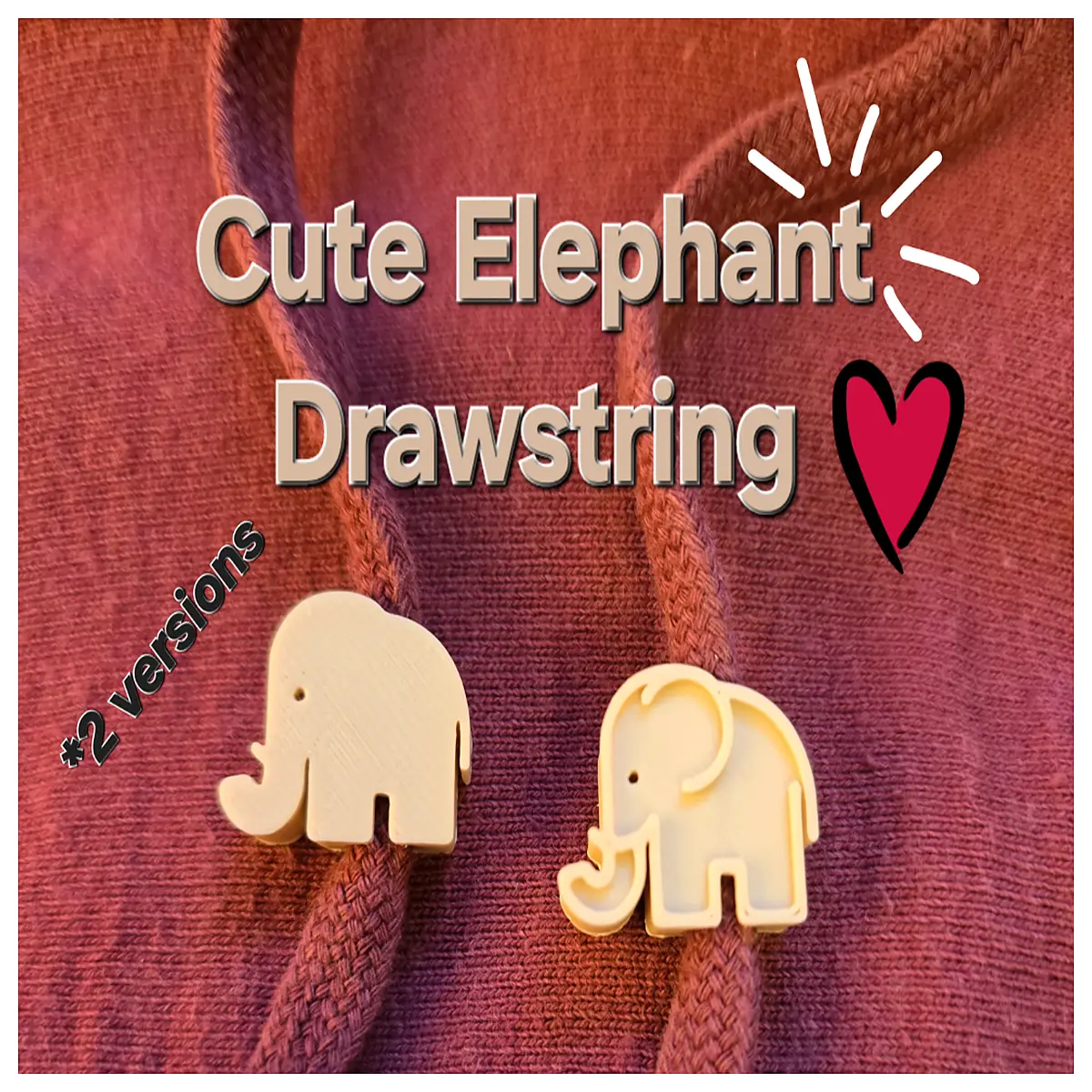 Cute Elephant Charms Bracelet Necklace Accessories Simulation Elephant Beads Decoration Kids Birthday Gift Jewelry Components