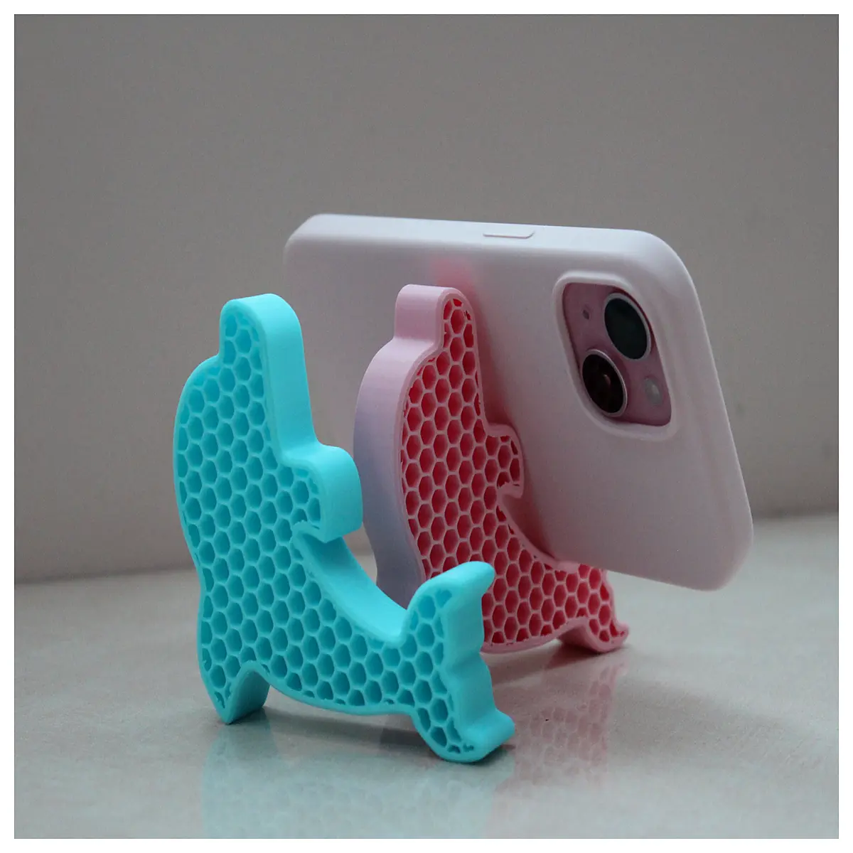 cute dolphin phone holder desk mount for android tablet navigation gps car accessory