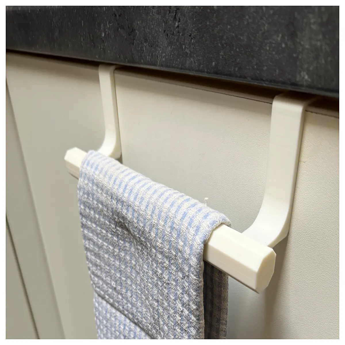 Cabinet Top Towel Rack Kitchen Shelf Wall Mounted Towel Holder Modern Bathroom Accessories Storage