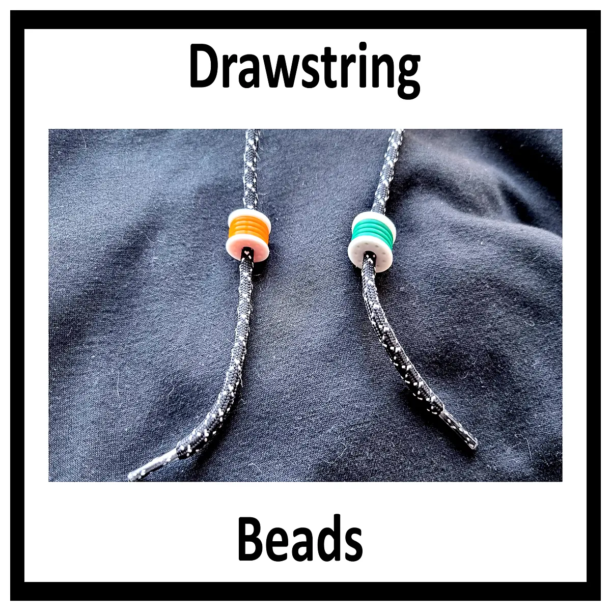 drawstring pouch beads for jewelry making plastic cord stoppers elastic string end caps craft supplies