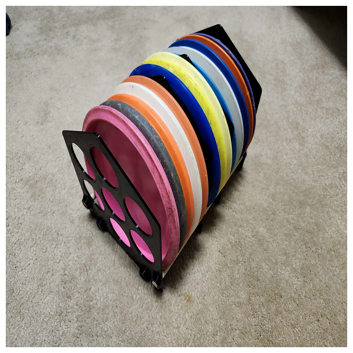 Disc Bag Divider Organizer Ball Storage Bag Disc Holder Multi Compartment Organizer Sports Gear Accessory