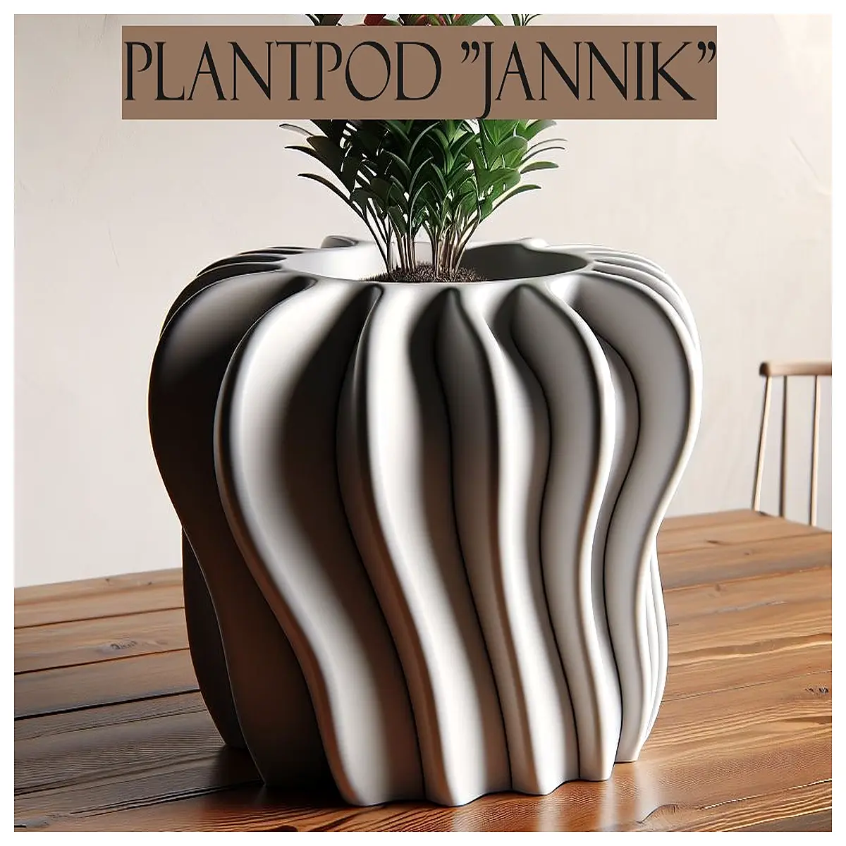 Distorted Plant Pot Jannik Creative Plant Pot Decoration Indoor Greenery Desktop Ornament Plant Flower Pot Garden Landscape