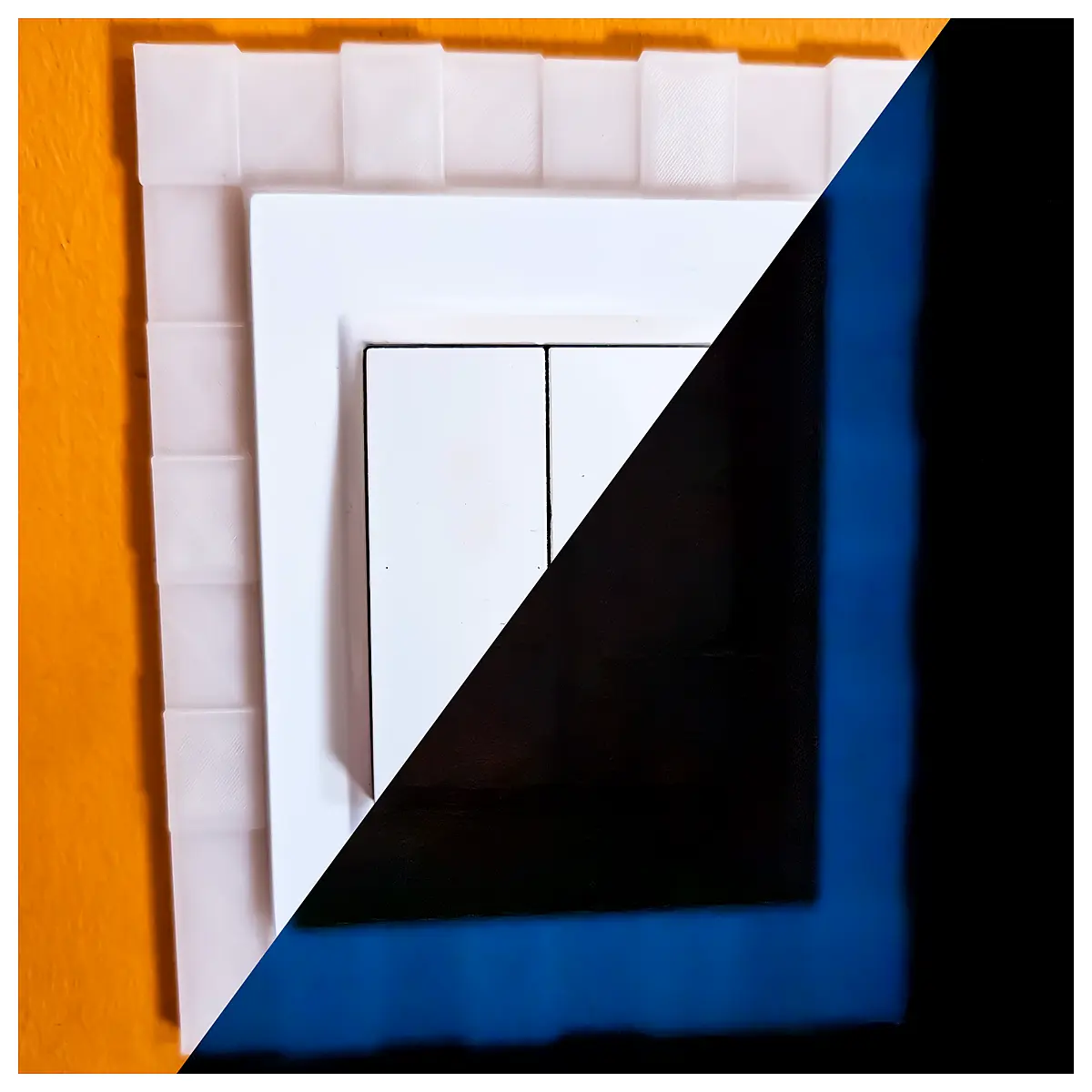 simon smart up switch panel night mode touch wall plate home decor